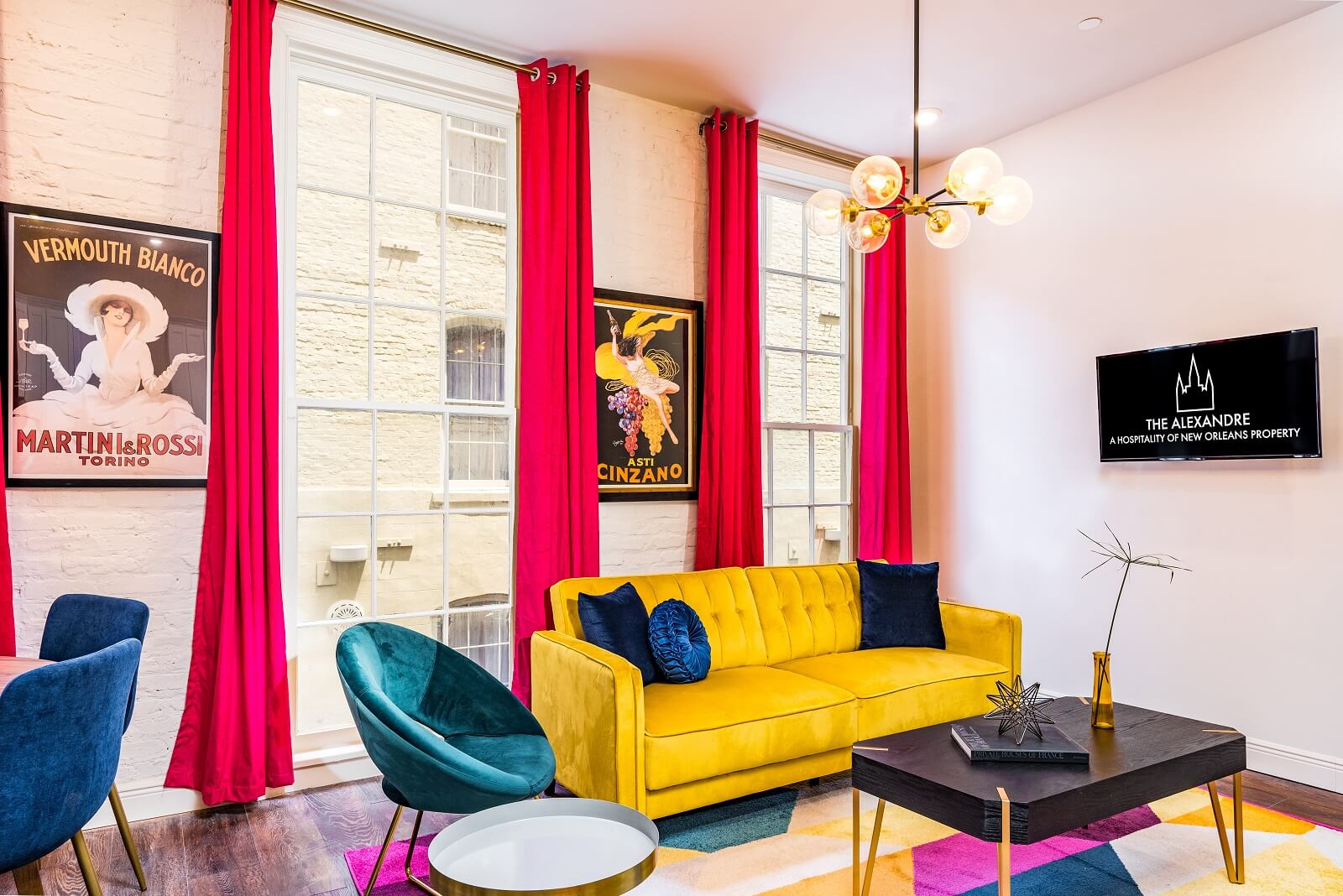 The Alexandre Unit 204, a New Orleans luxury rental.